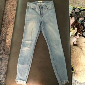 Madewell 9” light washed denim
